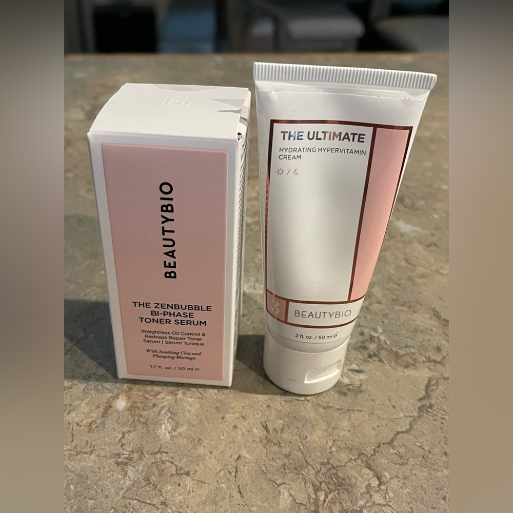 ZenBubble Bi-Phase Toner Serum and Ultimate Hydrating Cream Set
